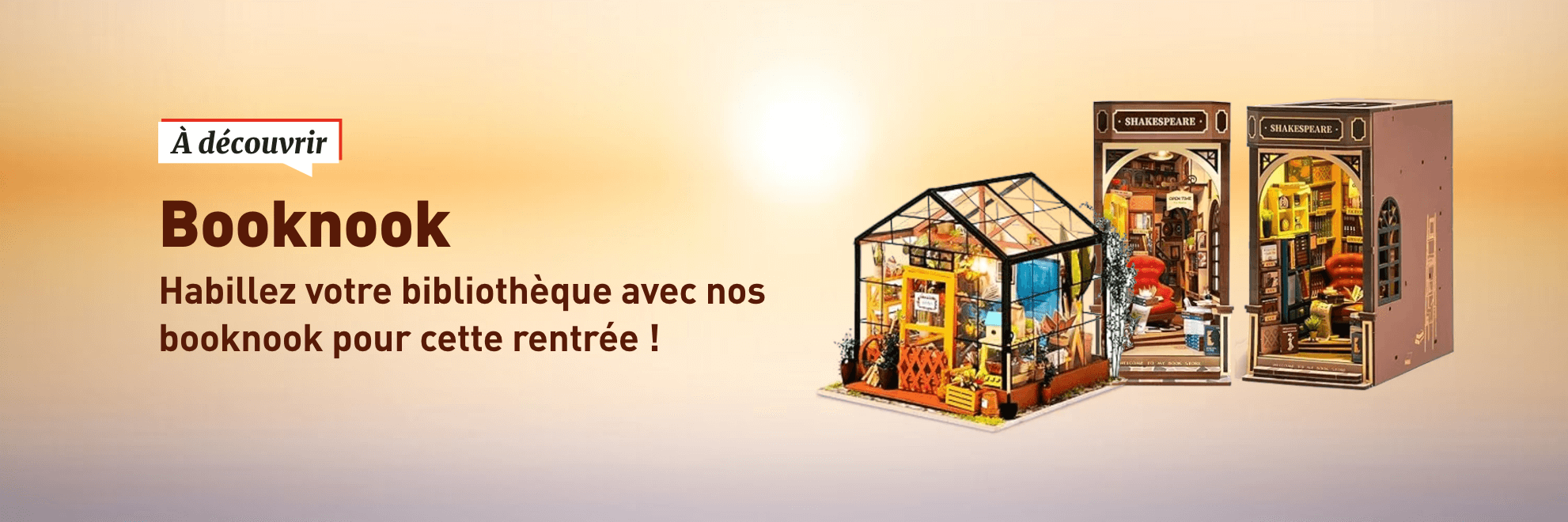 La rentrée avec nos booknook